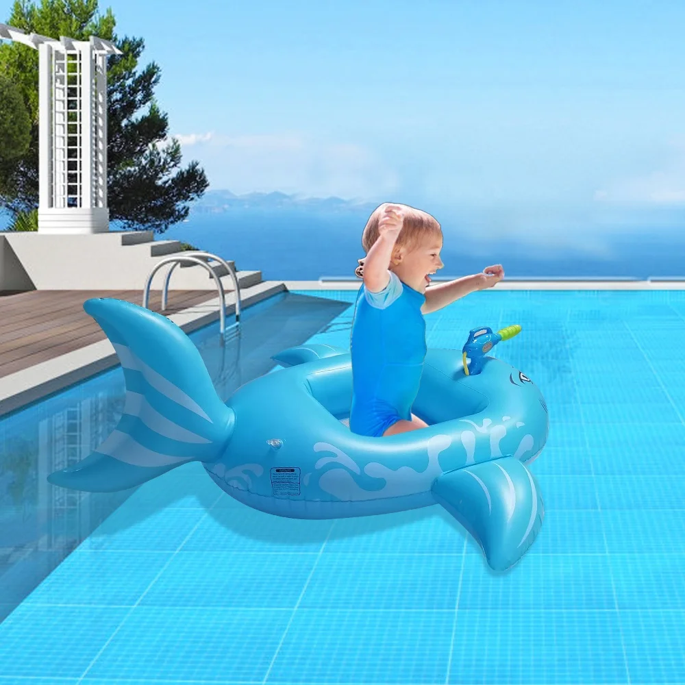 Shark Inflatable Baby Swimming Pool Float Children Toddler Swim Ring for Kid