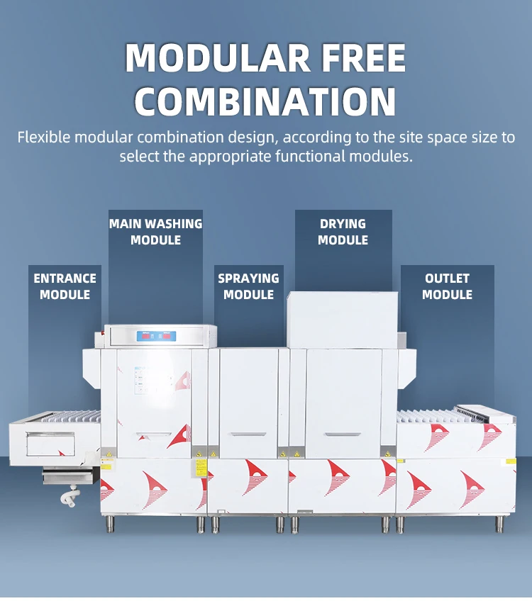 Smart Industrial Dishwasher Commercial Dishwasher Liquid Detergent Basket Commercial Dishwasher for Restaurant Hotel