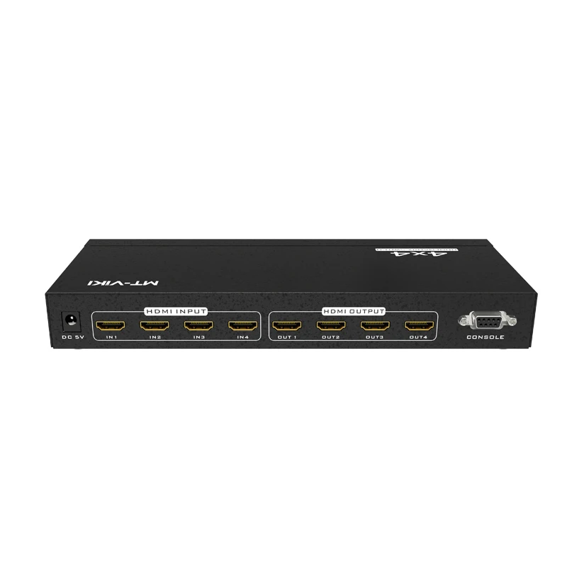 MT-HD44H матричный коммутатор 4x4 hdmi с поддержкой 4k @