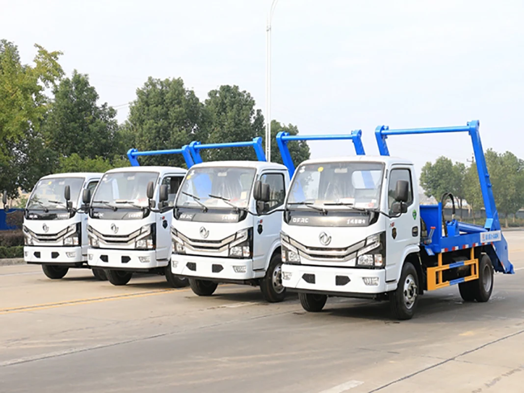 DONGFENG duollicar 4*2 рулонный погрузчик мусоровоз для продажи