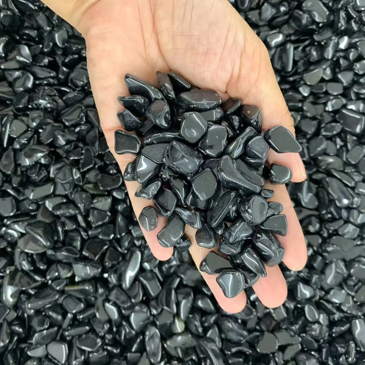 Chips Black Obsidian 1-2cm