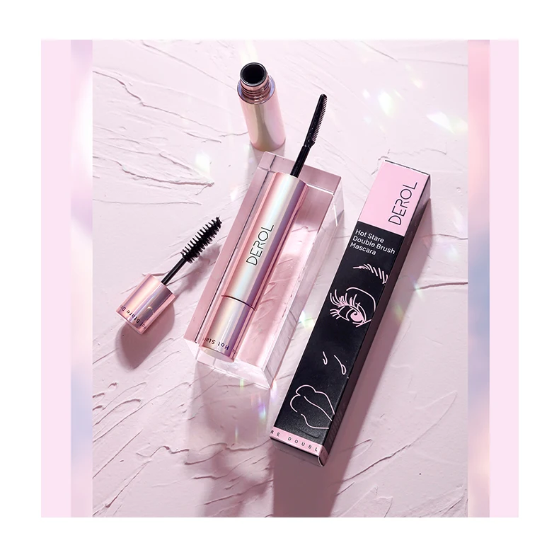 OEM Top Selling Double Brush  Mascara 4d Silk Fiber Waterproof Mascara Private Label