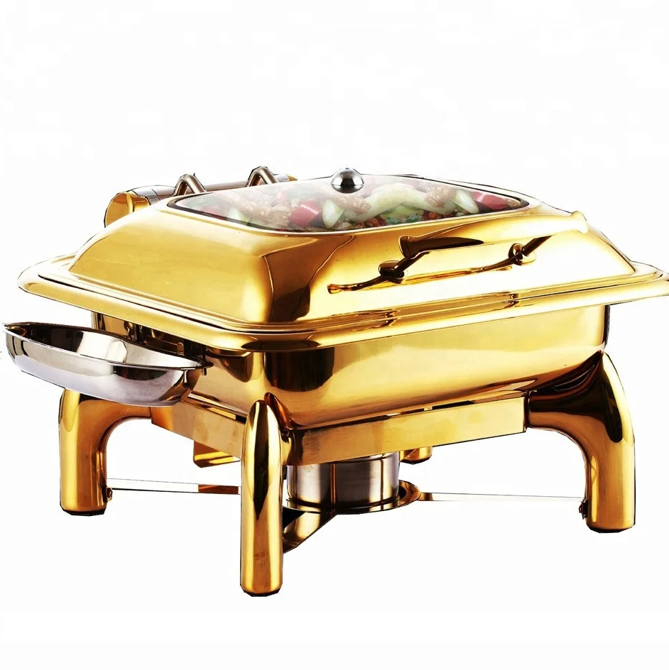 Buffet Server Food Warmer Stainless Steel Luxury Food Warmer Chafing Dish Set Best Price Food Warmer Container Stainless Steel