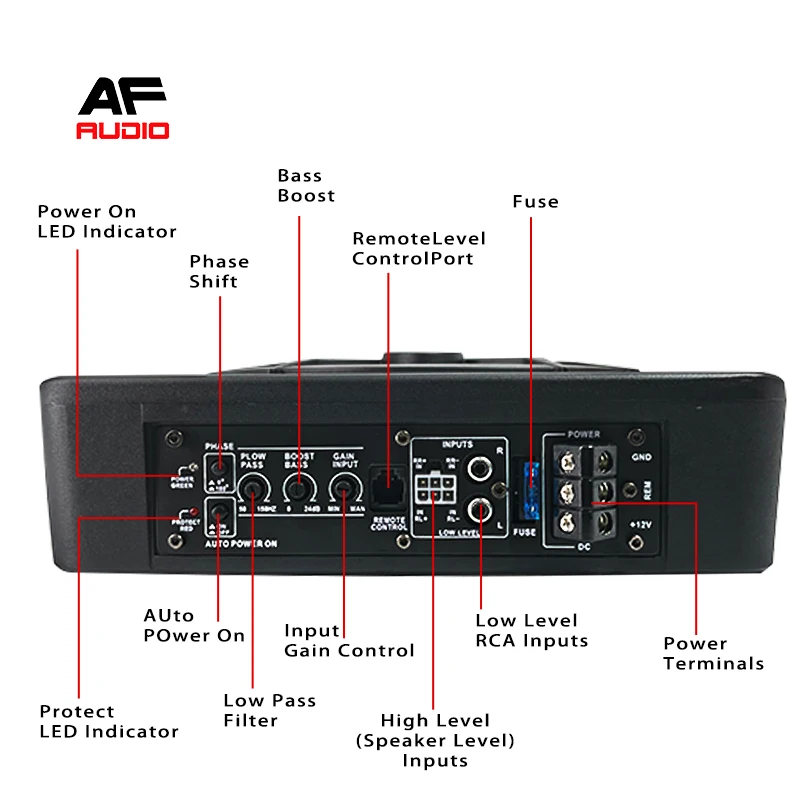 OEM Factory Direct supply sub woofer car slim subwoofer 120W High Powered subwoofer 10 inch car sub auto