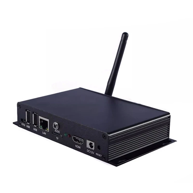 Set-top Box Decoder Android Wifi Multimedia Information Player Box Remote Control HD TV Android Playback Box