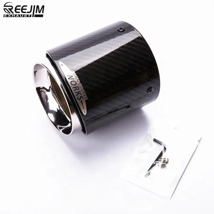 Mini JCW carbon fiber exhaust tip For MINI Cooper S clubman countryman 3/5 door