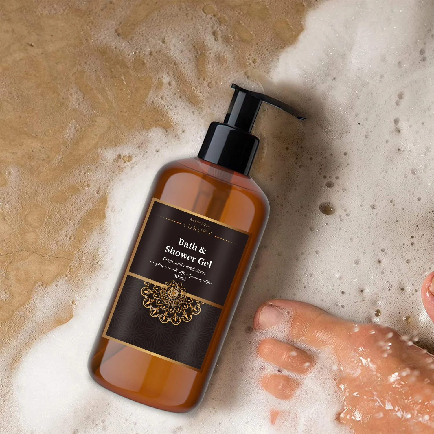 Wholesale Whitening Private Label Fragrance Customized Body Wash Soap Body Wash bottle
