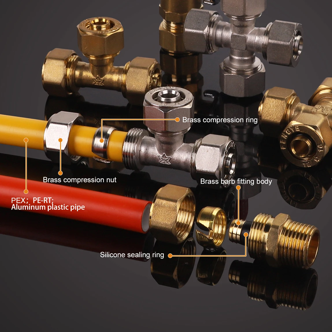  plumbing accessories water 15mm copper fitings supplies pex pipe fittings