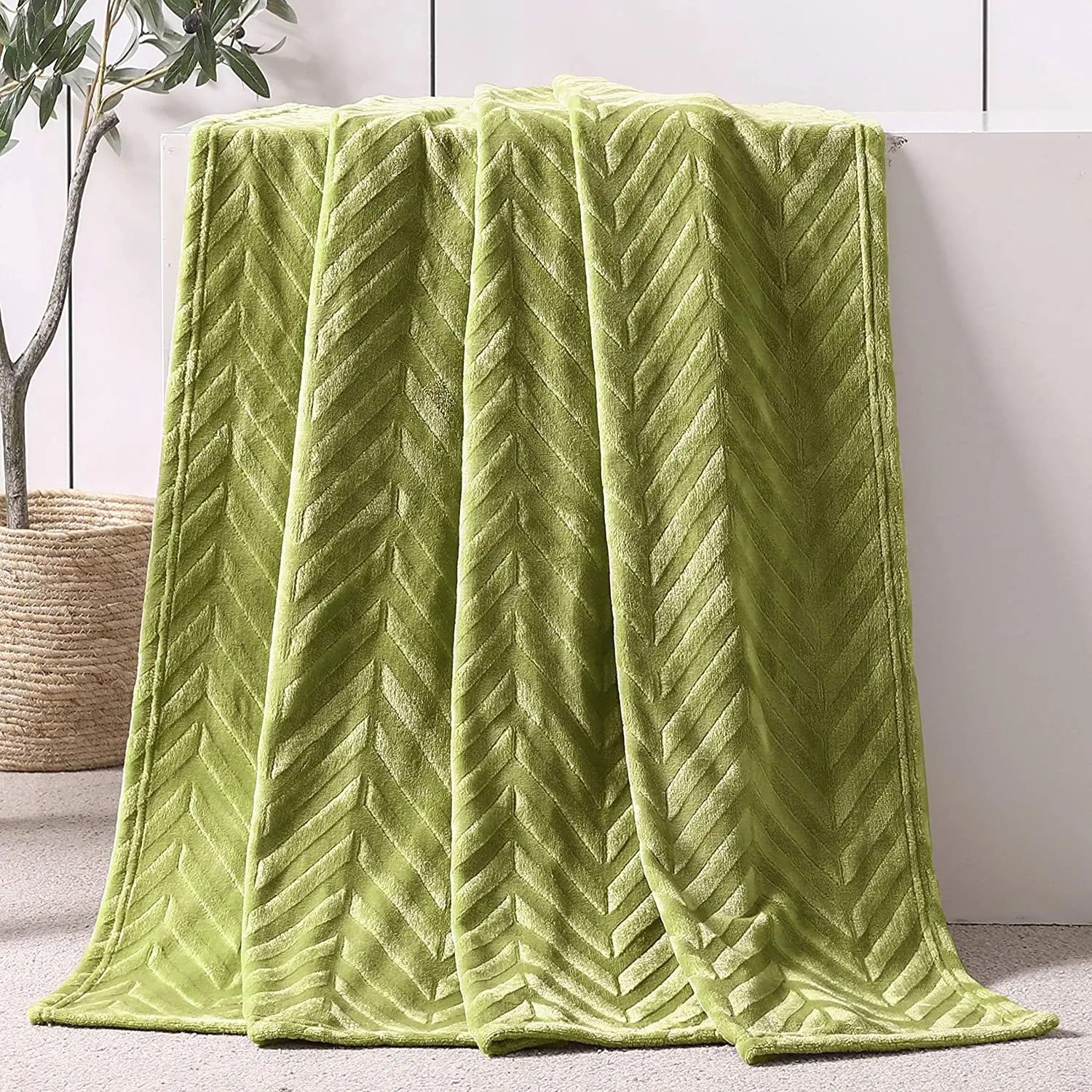 Custom Printed Flannel Sherpa Fleece Gift Throw Blanket Grey Blanket Luxurious Plush Fleece Blanket for All Season