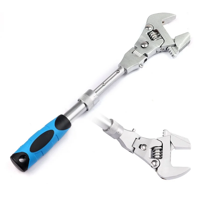 High Quality Adjustable Folding Extensible Ratchet Adjustable Wrench