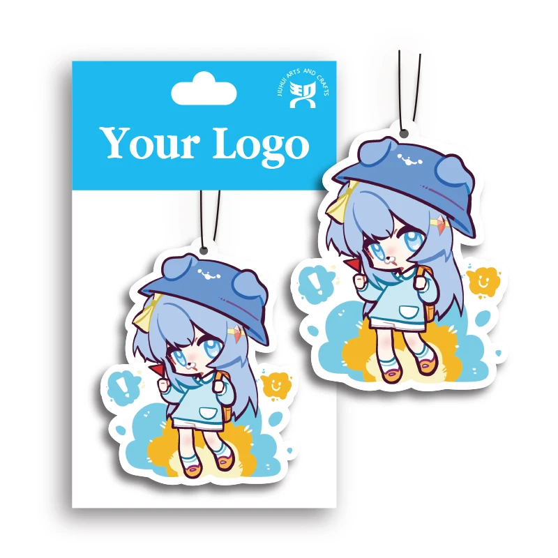 Hot sale bulk personalized hanging glade absorbent paper car air freshener