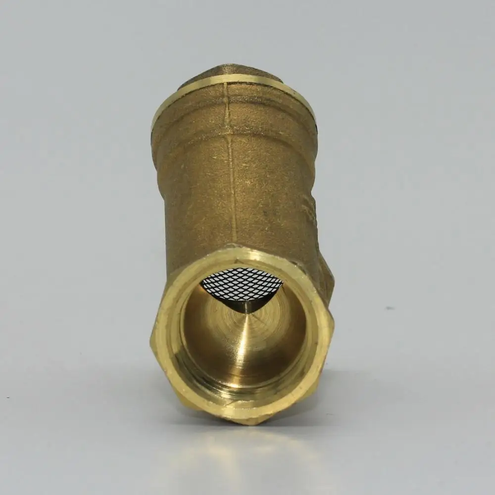 cheaper prices DN15 20 25 32 40 50 Y type brass strainers with stainless steel filter mesh for water