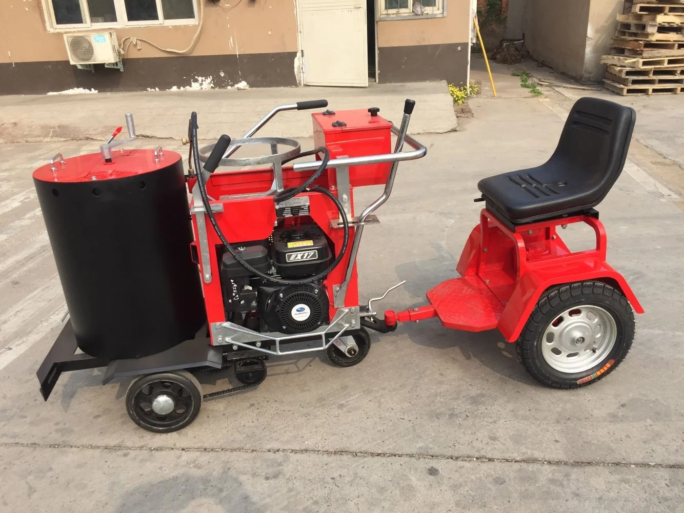 Multi-function Safety reflective convex rumble strip marking lines thermoplastic convex screed marking machine