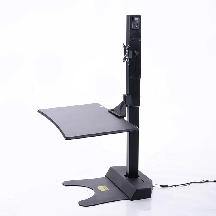 Electric Height Adjustable Sit Standing Desk Converter Desktop