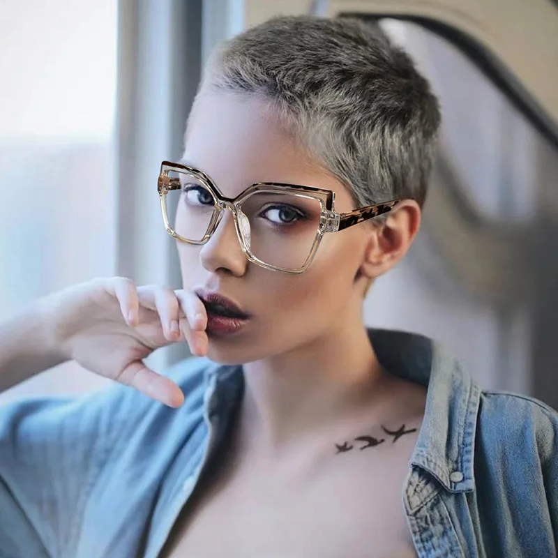 Hot Selling TR Anti Blue Light Glasses Gaming Protective Eyewear Cateye Fashion Computer Blue Light Blocking Glasses