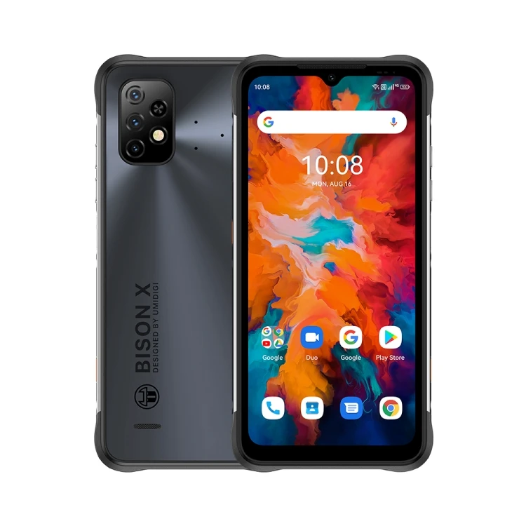 New Arrival Umidigi Bison X10 Rugged Phone 4+64GB Waterproof Mobile Phones 4G Android 11 Smartphones