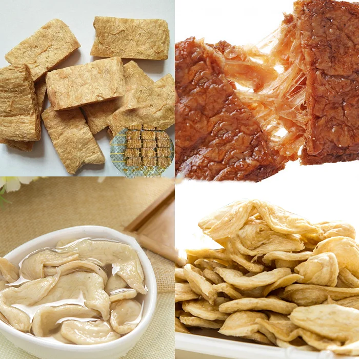 tvp textured soy protein meat making machine soy protein meat bulk extruder manufacturing
