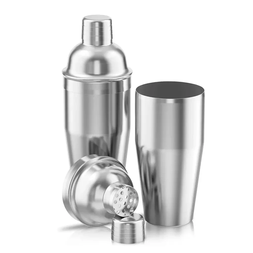 550ml 750ml custom china wholesale stainless steel bartender kit margarita mixer strainer boston cocktail shakers bottle for bar