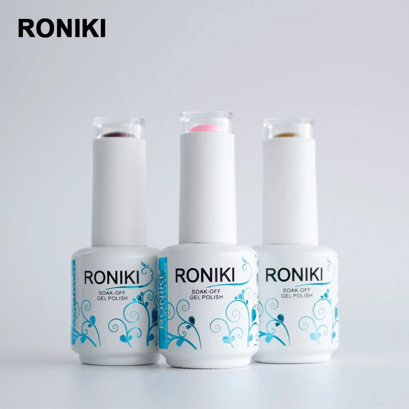 RONIKI Free Sample Private Label Wholesale Nails Polish Colour Uv Gel Nail Polish LED Lamp 30s Uvlamp 2mins 20 Per Color Pcs