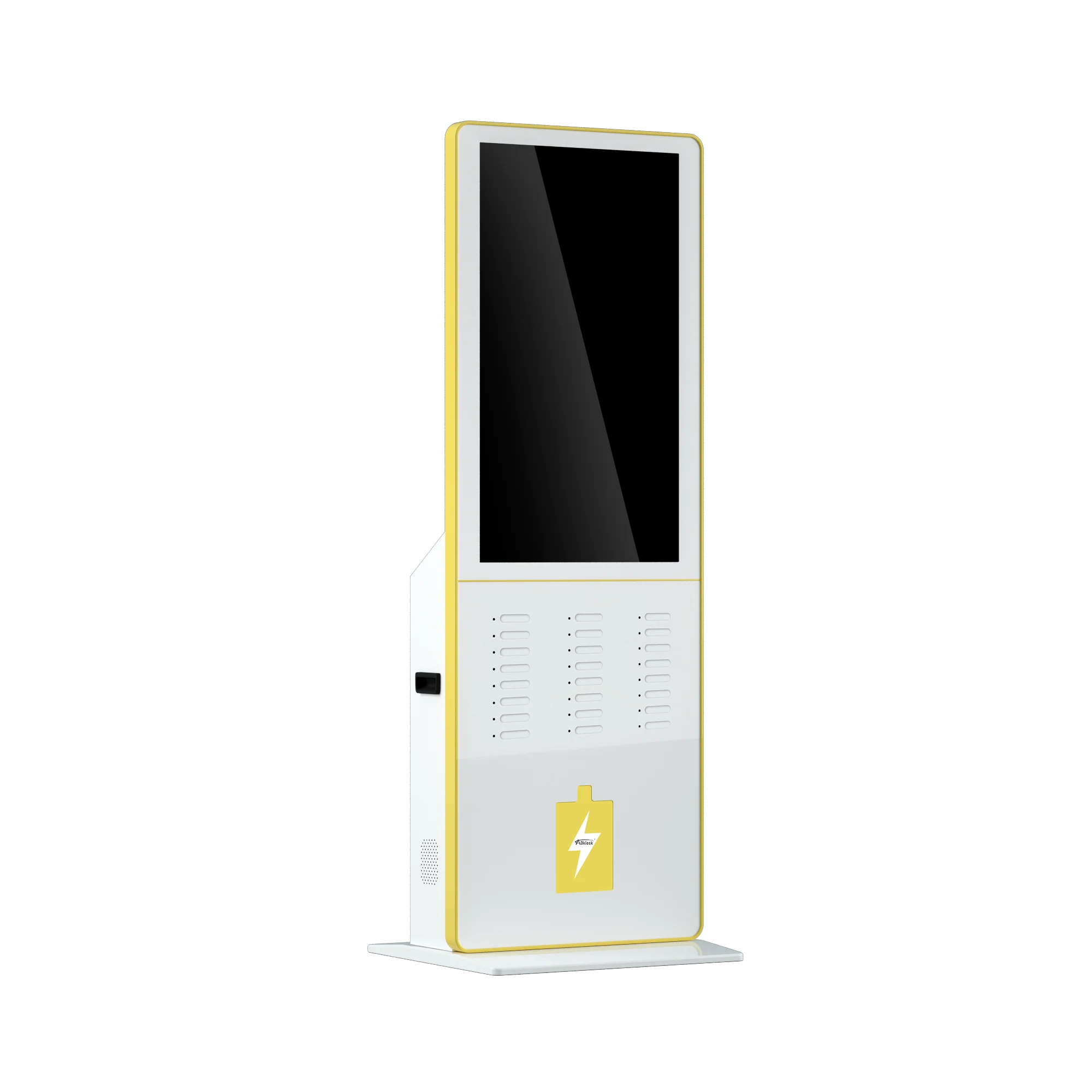  43 дюймов напольная подставка digital signage с 24-портовый общая power bank зарядная