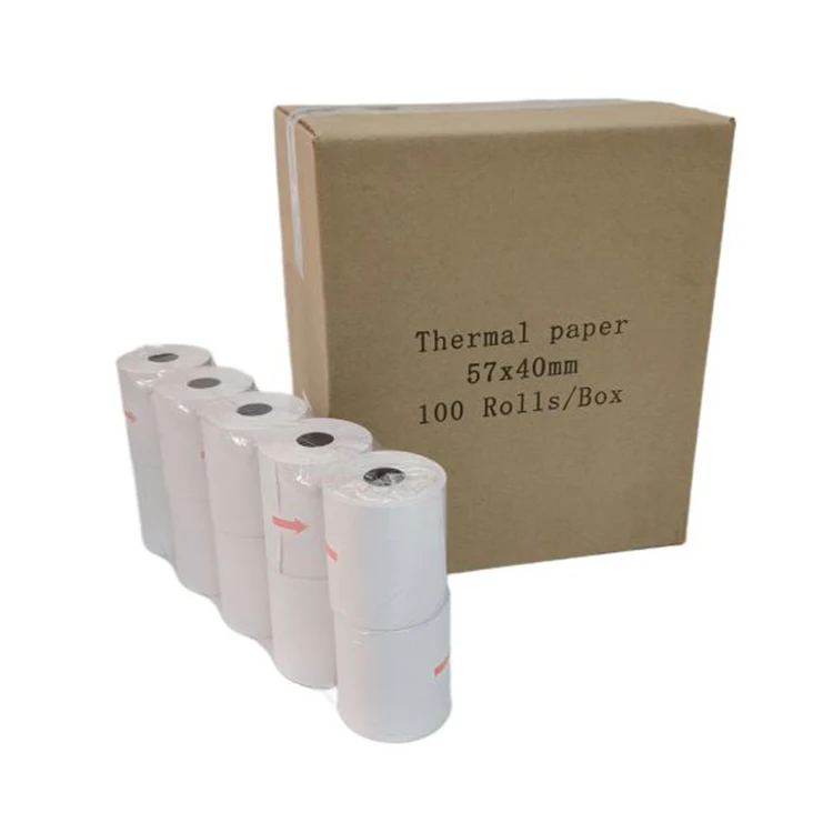 Affordable and High-quality 57mm X 30mm Thermal Paper Rolls - Perfect for Small Printers Receipts