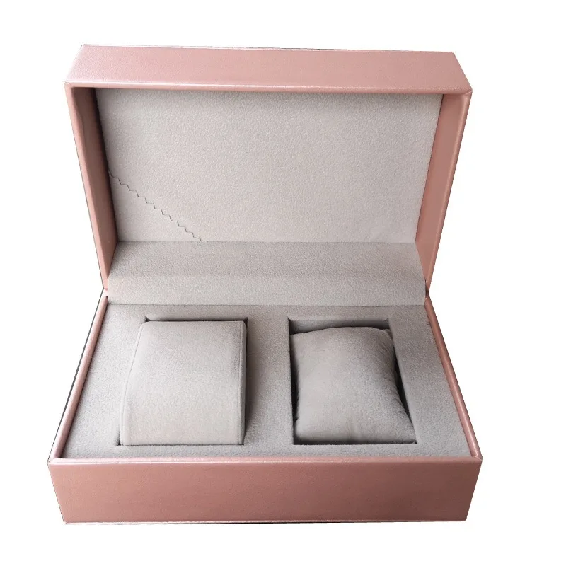 Classic custom design cardboard single gift packaging paper box with pillow for watches