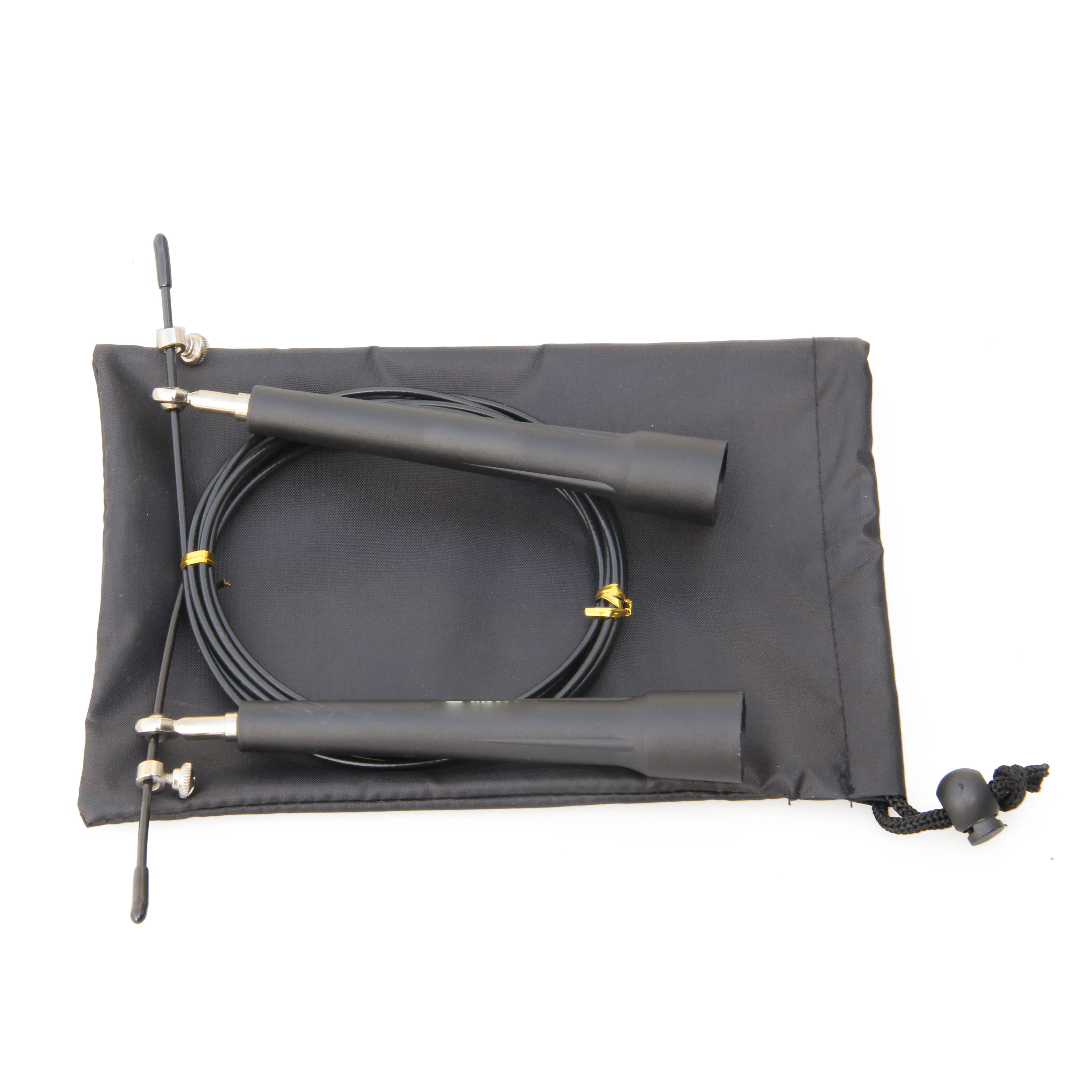 Supplier Wholesale Training Fitness Accessories Jump Rope Aluminum Handle Steel Wire High Speed Jump Rope