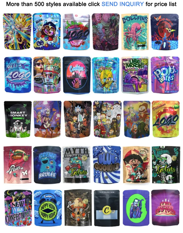 Custom Printed Logo Zipper Lock Bag Frosted Jewelry Pouch Bags