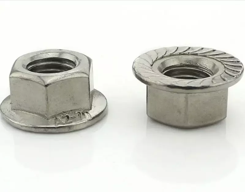 Hot Sale Aluminium Flange Nut Unf Special Galvanized Stainless Steel Hex Flange Nut