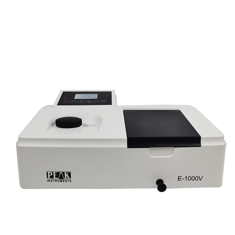 PEAK INSTRUMENTS High Quality High Precision Single Beam Visible Uv Vis Spectrophotometer