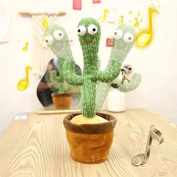 Cute Electronic Shake Talking Dance Singing Plush Doll Cactus Musical Dancing Cactus Toy