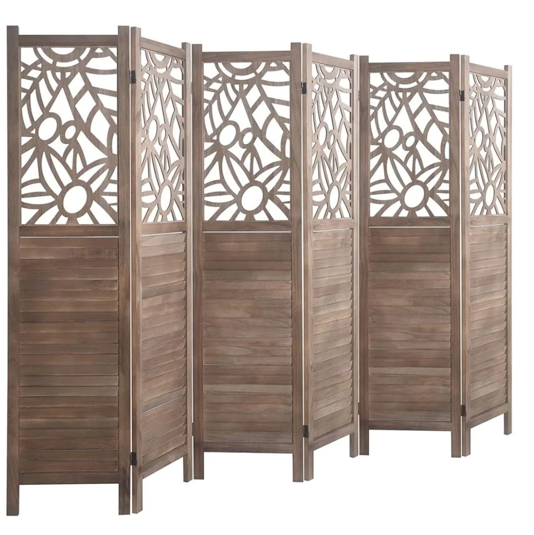 Wood  Woven Design Room Divider Wall Room Partitions Decoration Partition For Living Room Divider Screen