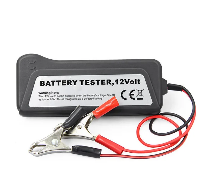 12V Portable Car Motorcycle Tester Fault Detector Battery Tester Digital Alternator Car Diagnostic Tool Auto Repair