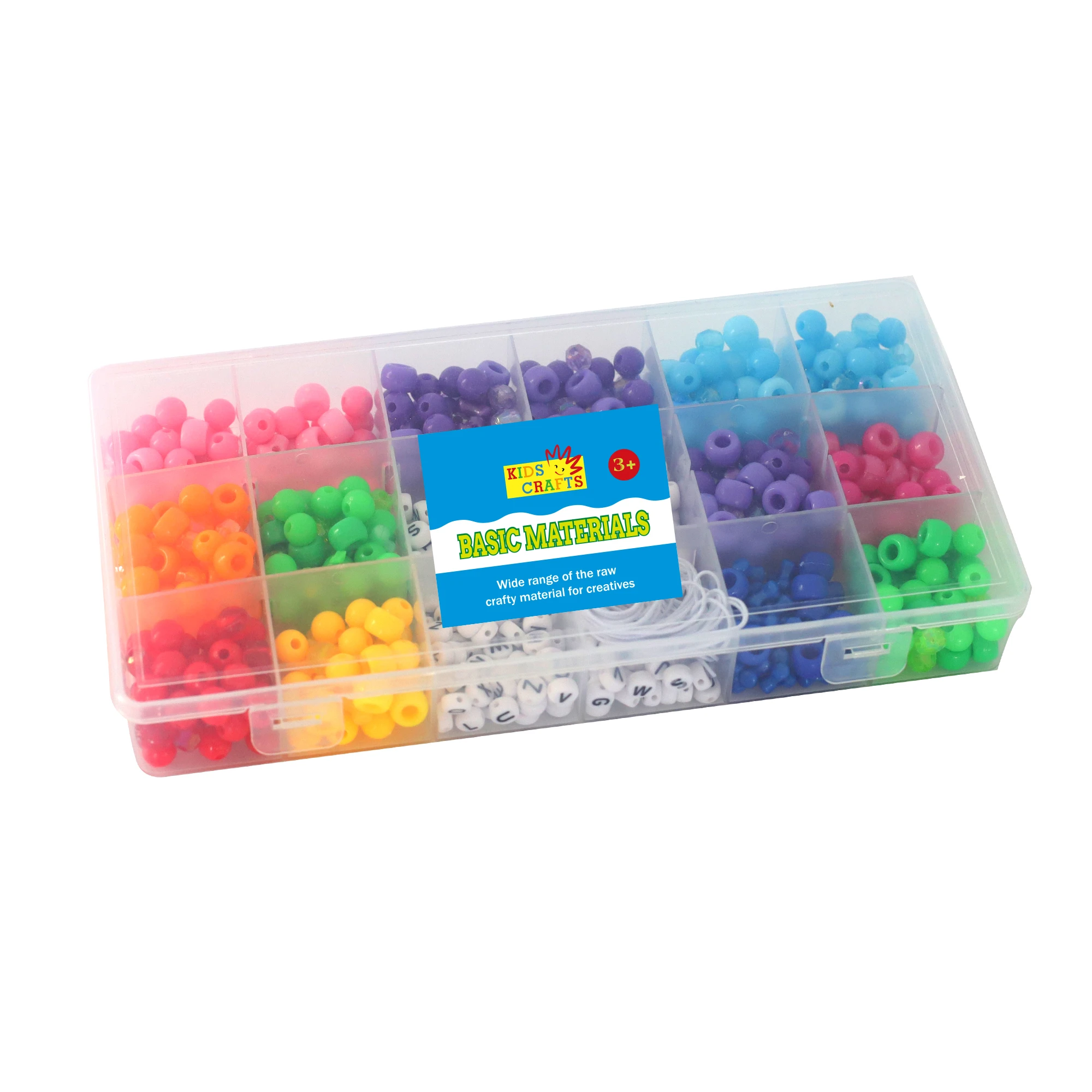 Creatistics Alphabet & Rainbow Beads - Box of 900