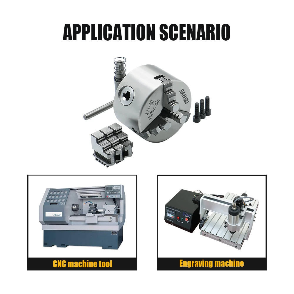 125mm Lathe Chuck 3 Jaw Self-Centering K11-125 HLTNC Brand Scroll Chuck Manual Lathe Chuck For Mini Lathe
