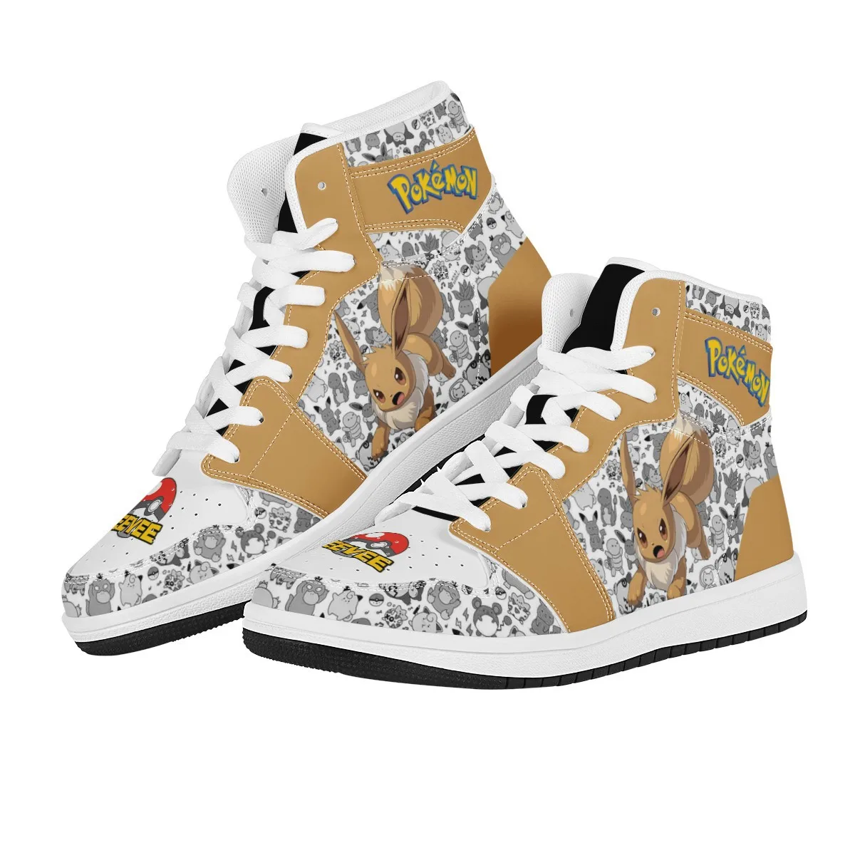 New Style Cartoon Character High-top Sports Casual Basketball Custom Shoes For Mens