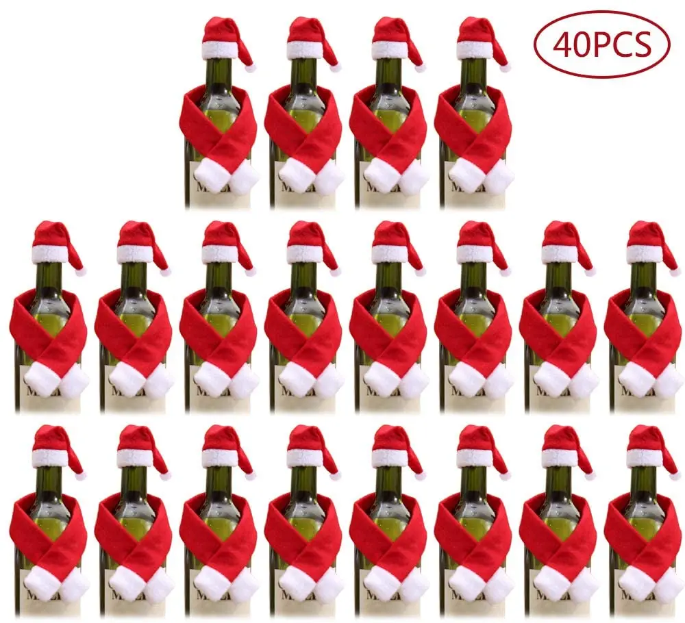 Рождественская Новинка, декоративная Рождественская мини-шапка Санта-Клауса