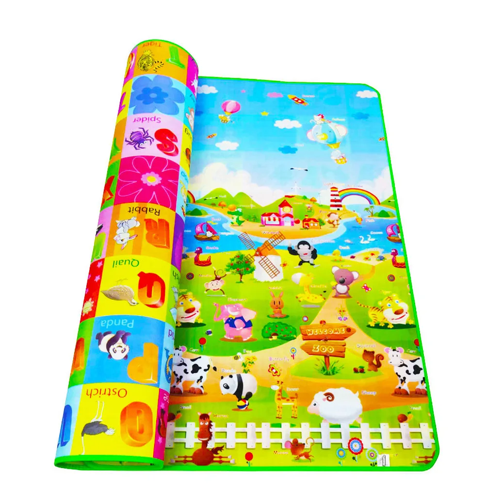 Animal Design foam mat thickened baby fall prevention Child play crawling mat Bedroom floor living room Baby play mat at home