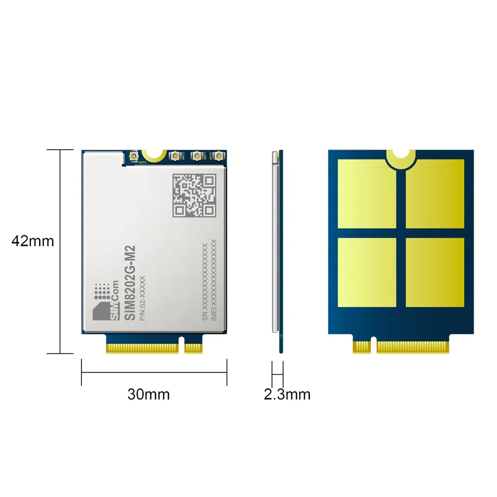 SIMCOM SIM8202G-M2 Multi-Band NR/LTE-FDD/LTE-TDD/HSPA 5G module SIM8202G 5G NSA/SA