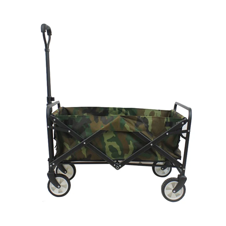 Uni-Silent 132lbs Camping Wagon for Outdoor Events Folding Wagon Cart for Parks Beach Wagon FW60