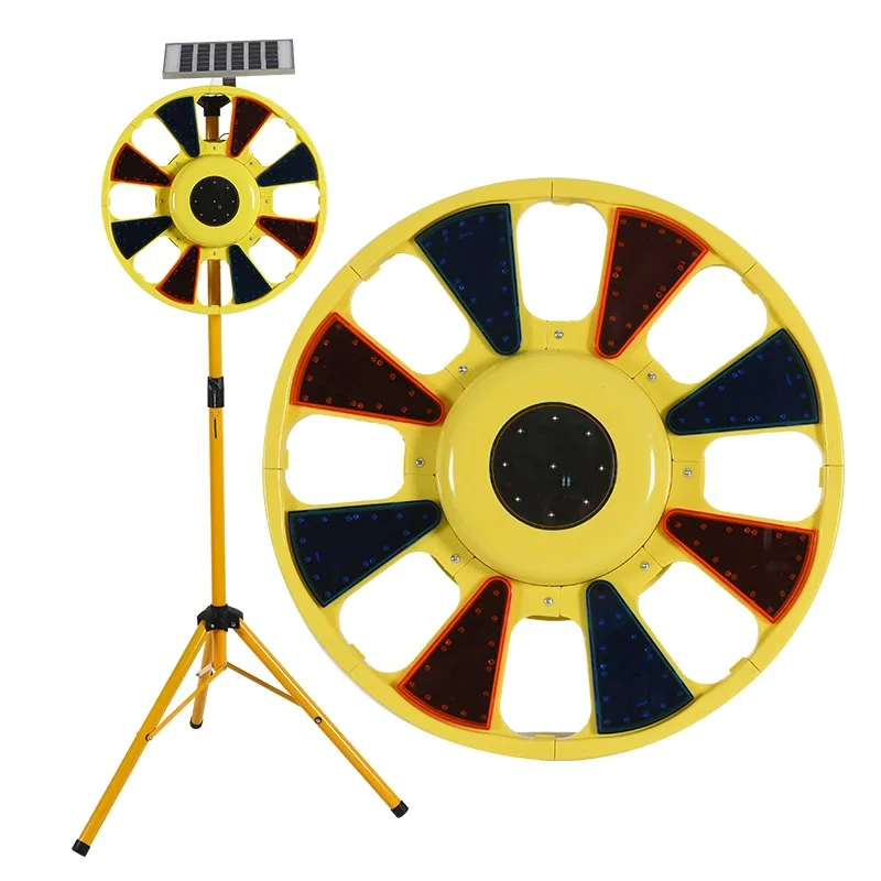  Solar rotary light LED Safty Road hazard Traffic Warning flash Light for