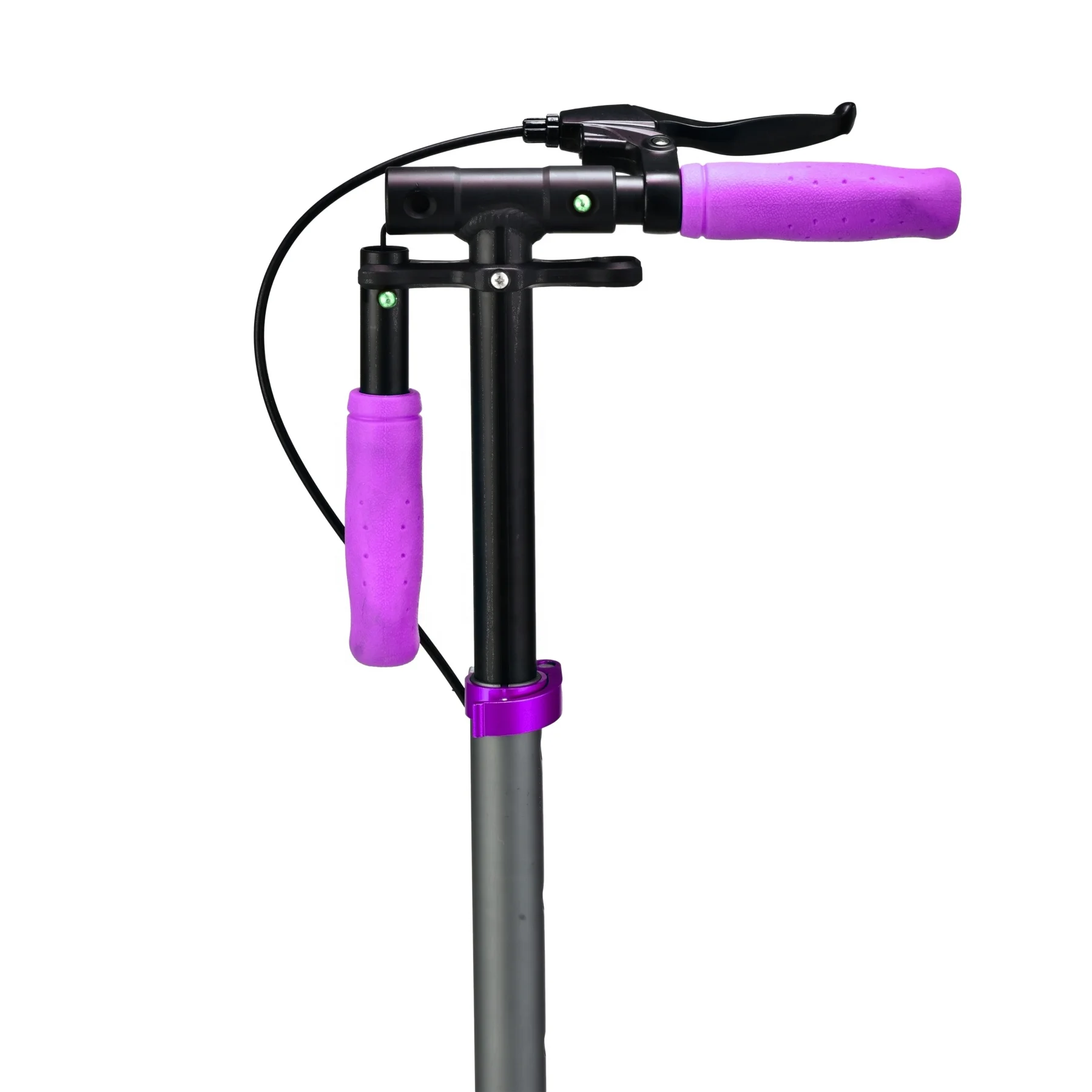 Two Big Wheels Folding Adjustable Kick Scooters with Carry Strap