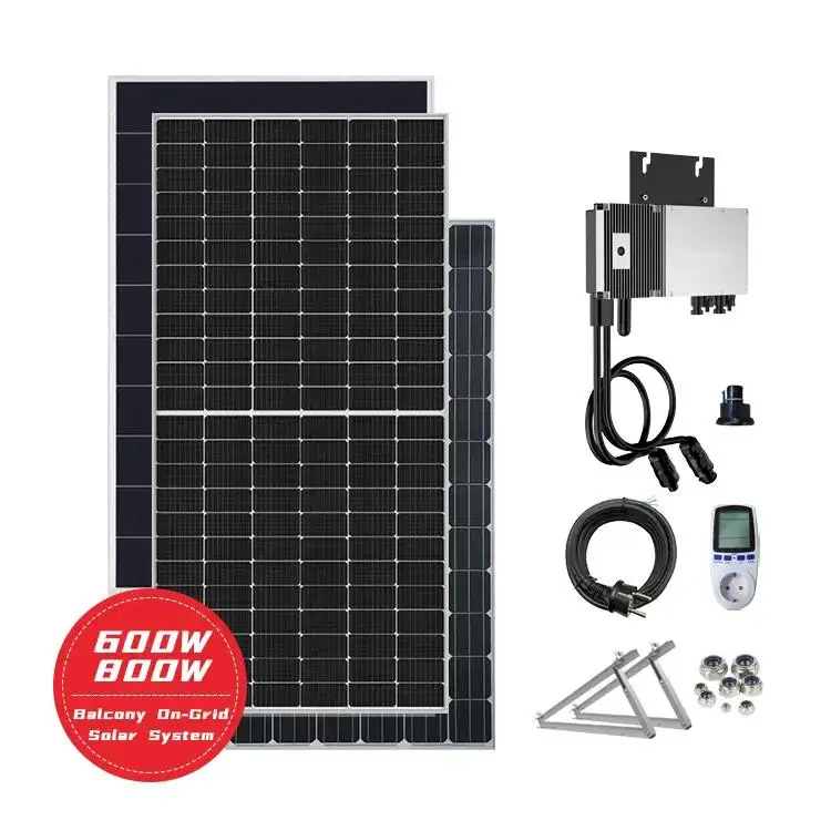 micro Balcony 800w balkonkraftwerk 800w balkon solar Balcony energy storage system pv hub for balcony solar system