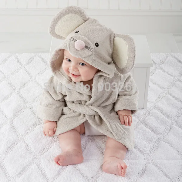 Soft warm Cartoon Cute Animal Shaped 100% polyester flannel fleece children pajamas Wearable baby bathrobe