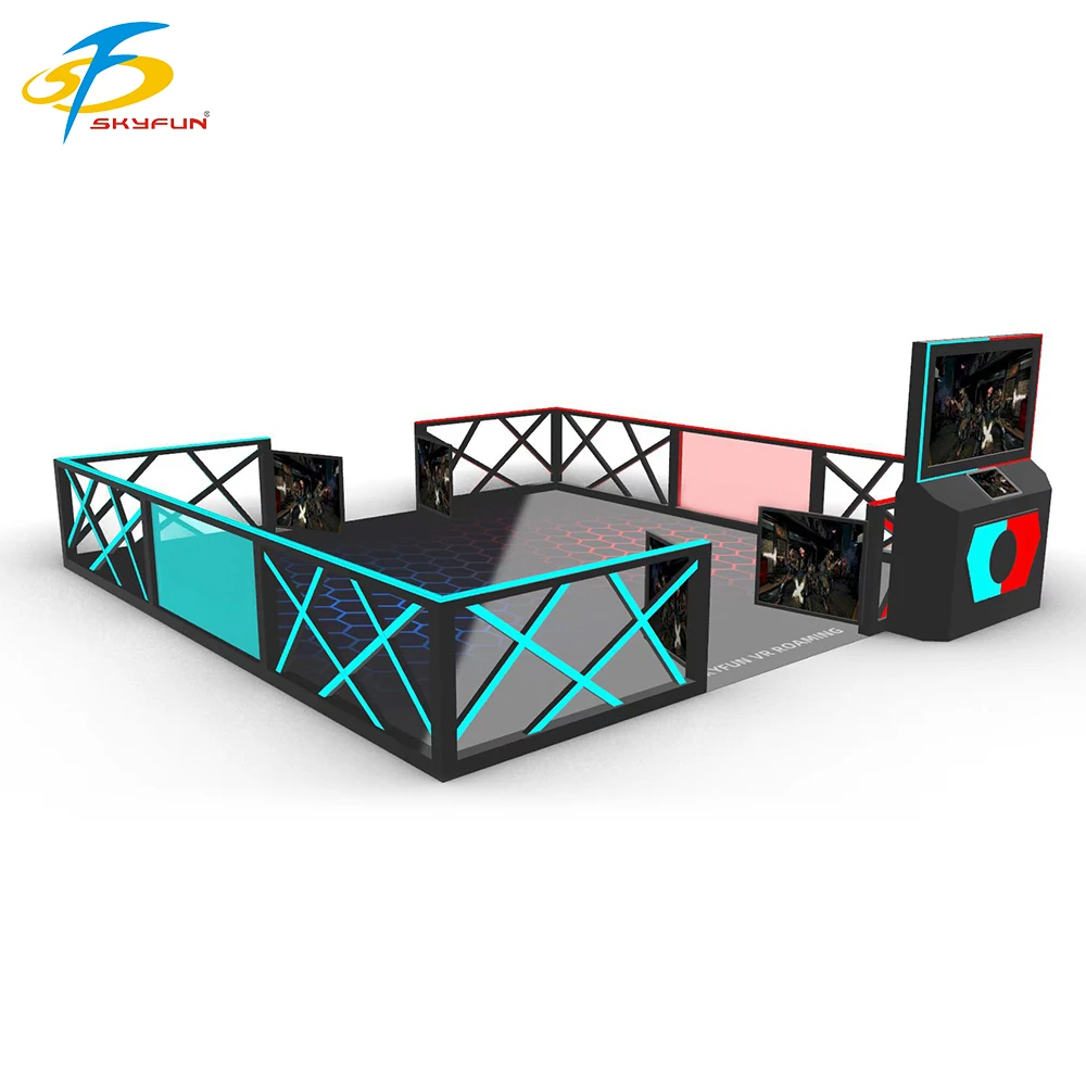 Skyfun One Stop Solution VR Theme Park Multiplayer Interactive VR Roaming Game, 9D VR Shooting Free Walking Big Space