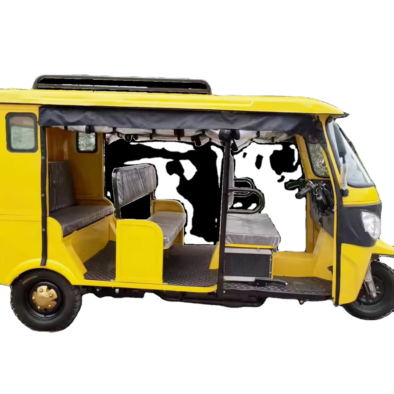 2024 Tuk индийская модель пассажирский трехколесный мотоцикл 3-колесный автомобильный рикша для продажи