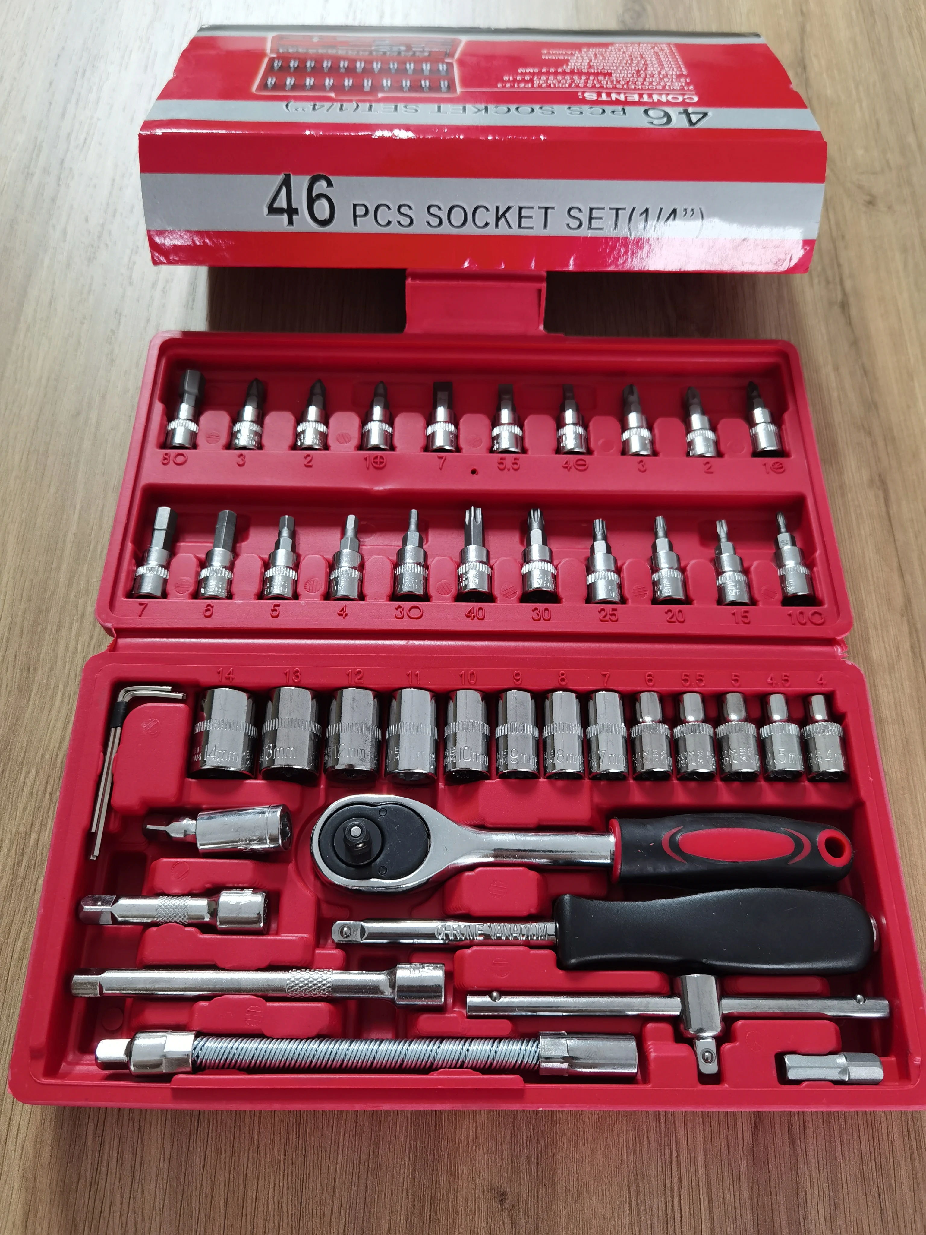 Быстрая доставка Набор комбинированных гнезд из 46 предметов наборы ручных инструментов
