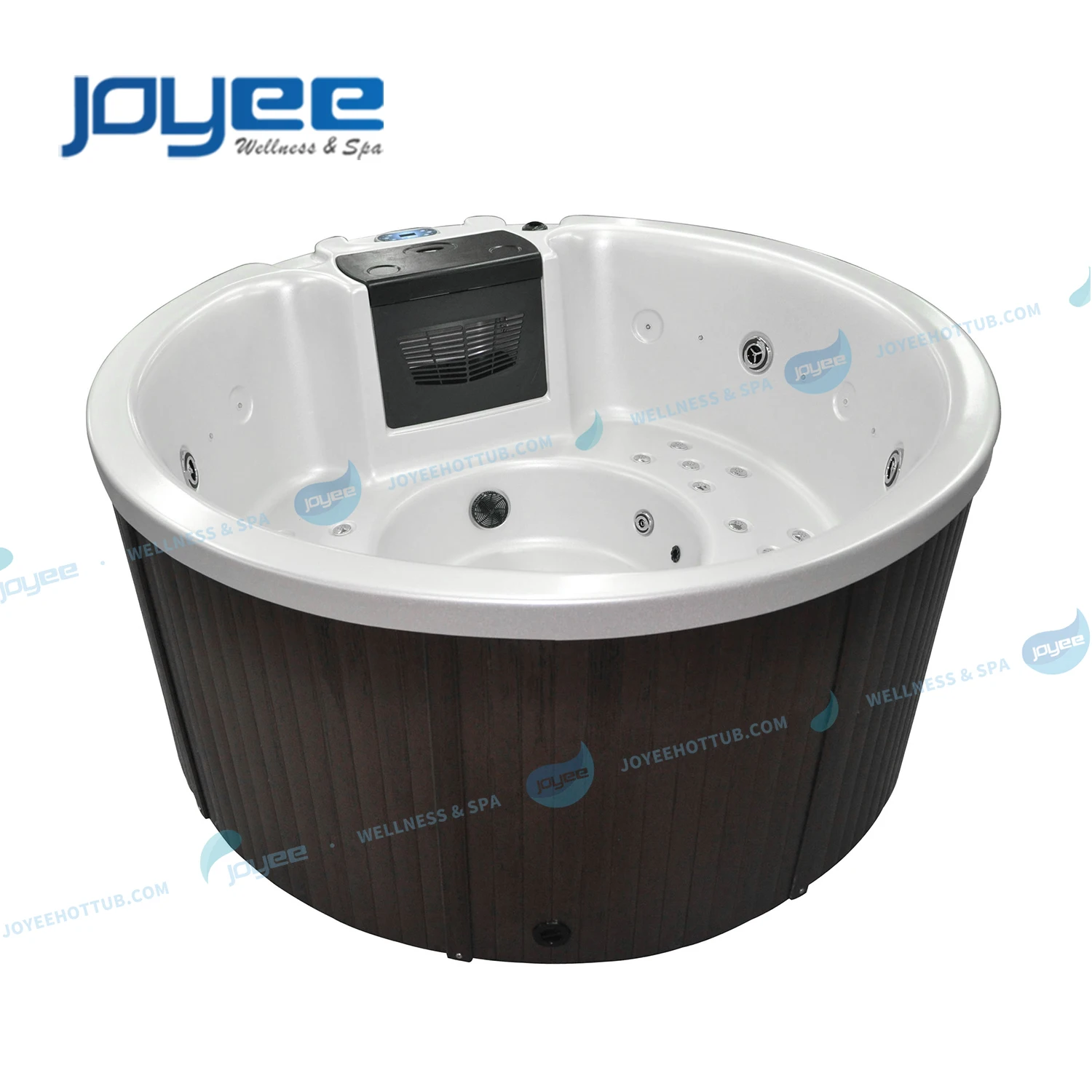 JOYEE Cheap hydrotherapy 5 Person Outdoor Whirlpool Hot Tube round underground hotel backyard Massage Spa Jacuzzier For villa