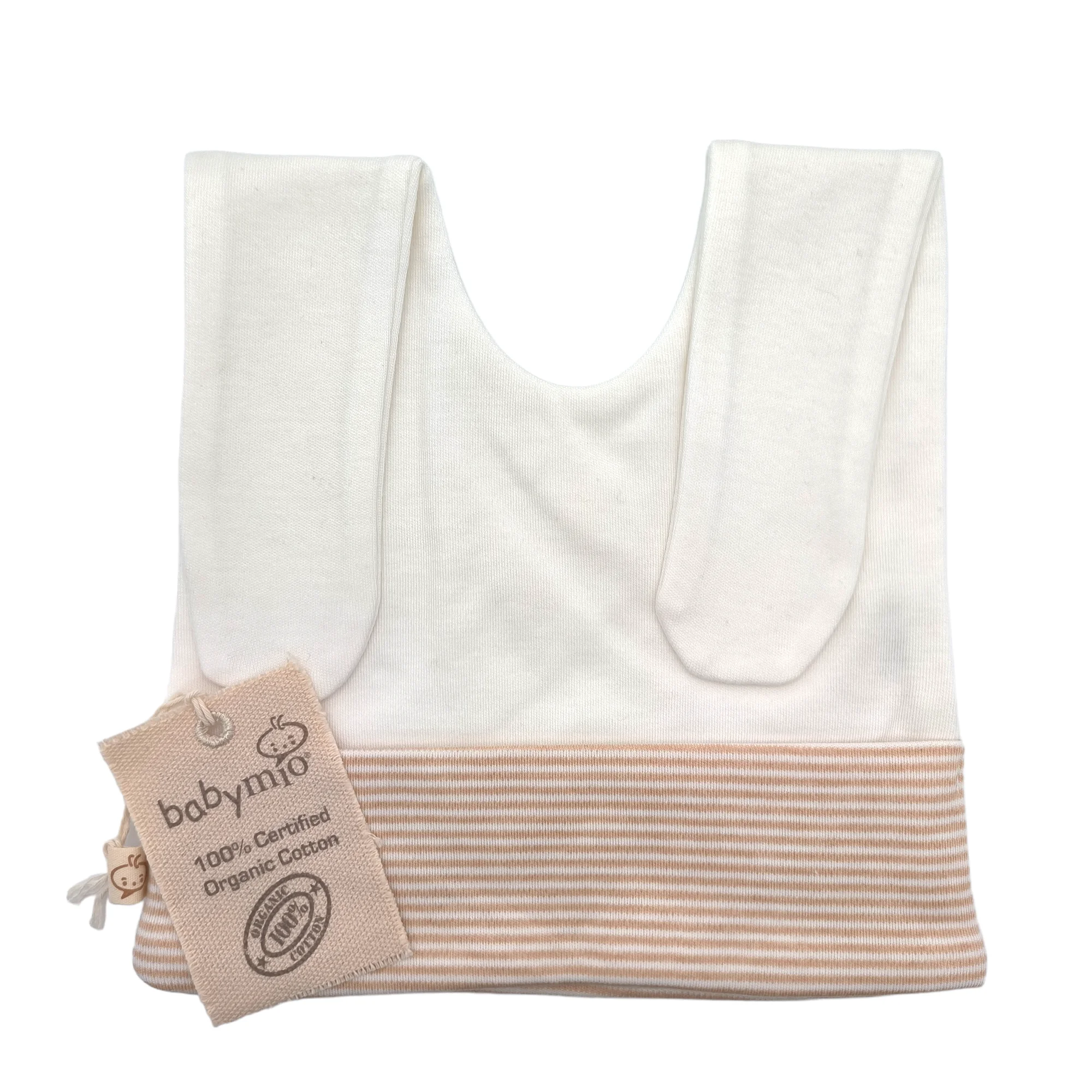 Babymio Wholesale Baby Hat Cotton Beanie Cap Hot Sale Newborn Baby Hats Infant Boy Girls Cap Striped 100% Organic Cotton Unisex