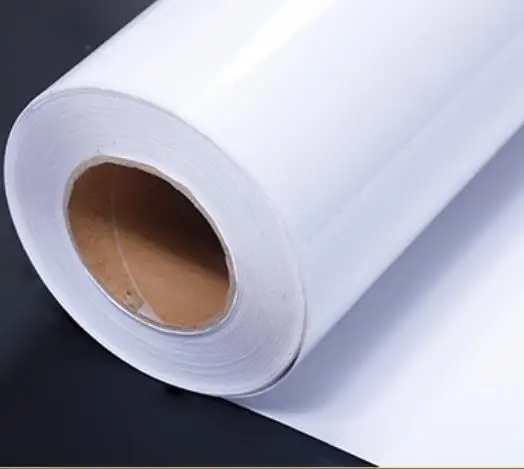 100 микрон 140 gsm водонепроницаемый белый съемный самоклеящийся виниловый рулон